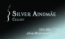 Silver Ainomäe business card front