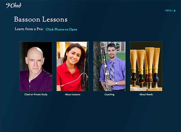 Chad's Lessons page