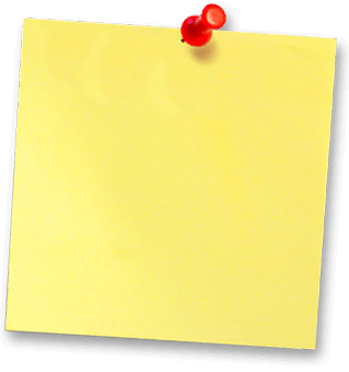 Post-it note showing August's special offer